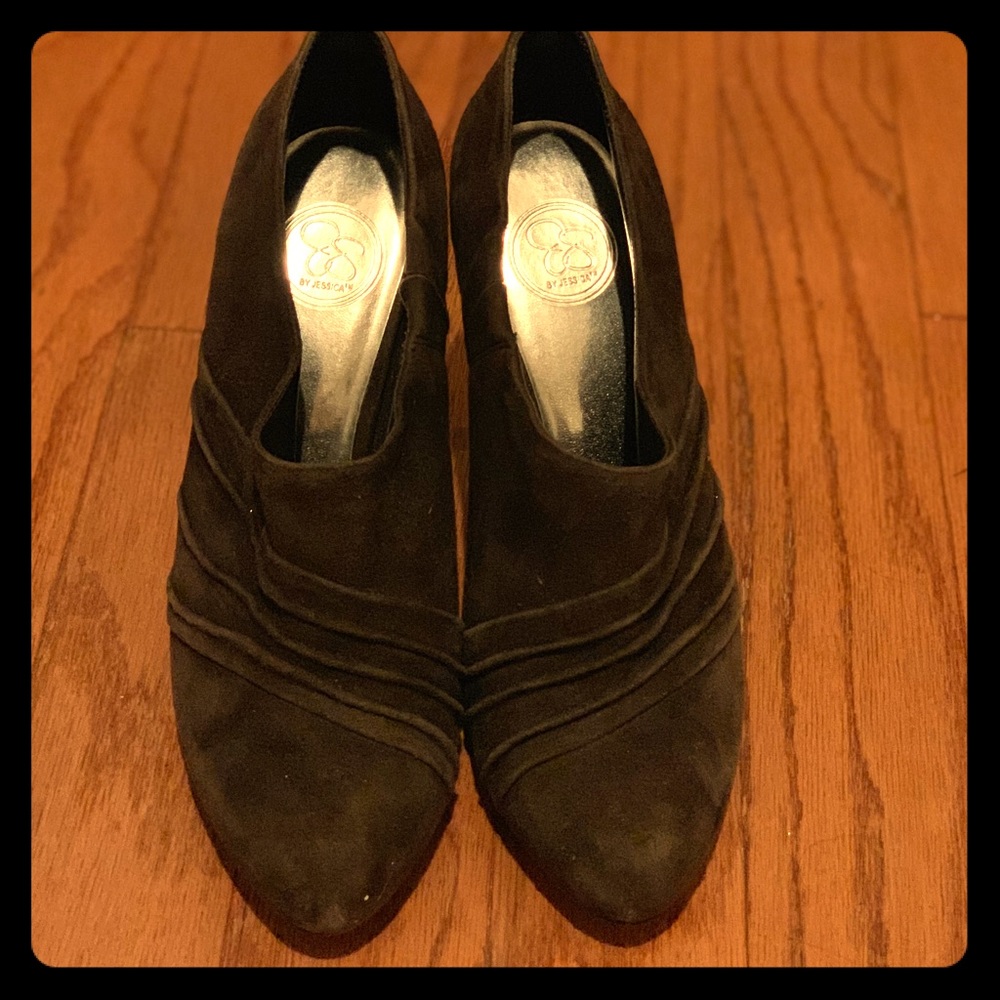 Brown suede booties - Jessica Simpson